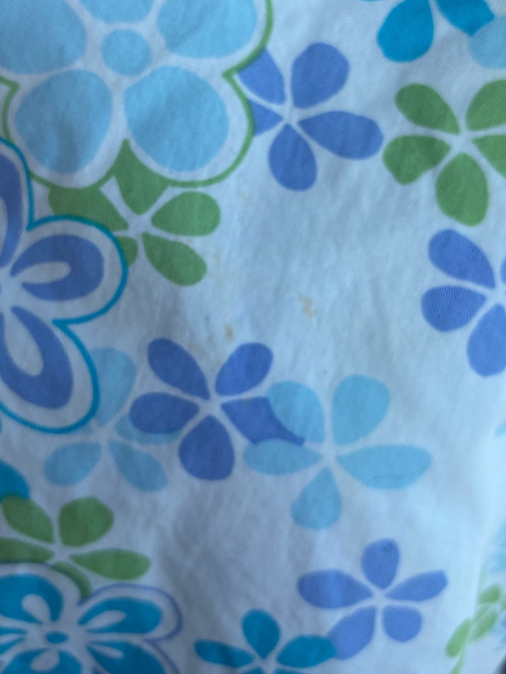 VINTAGE Y2K OLD NAVY BLUE GREEN PURPLE FLORAL PRINT TIE BACK DRESS SIZE 4T - Picture 5 of 5